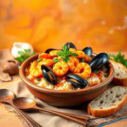 Cape Verdean Seafood Soup with Rice - Try This Today